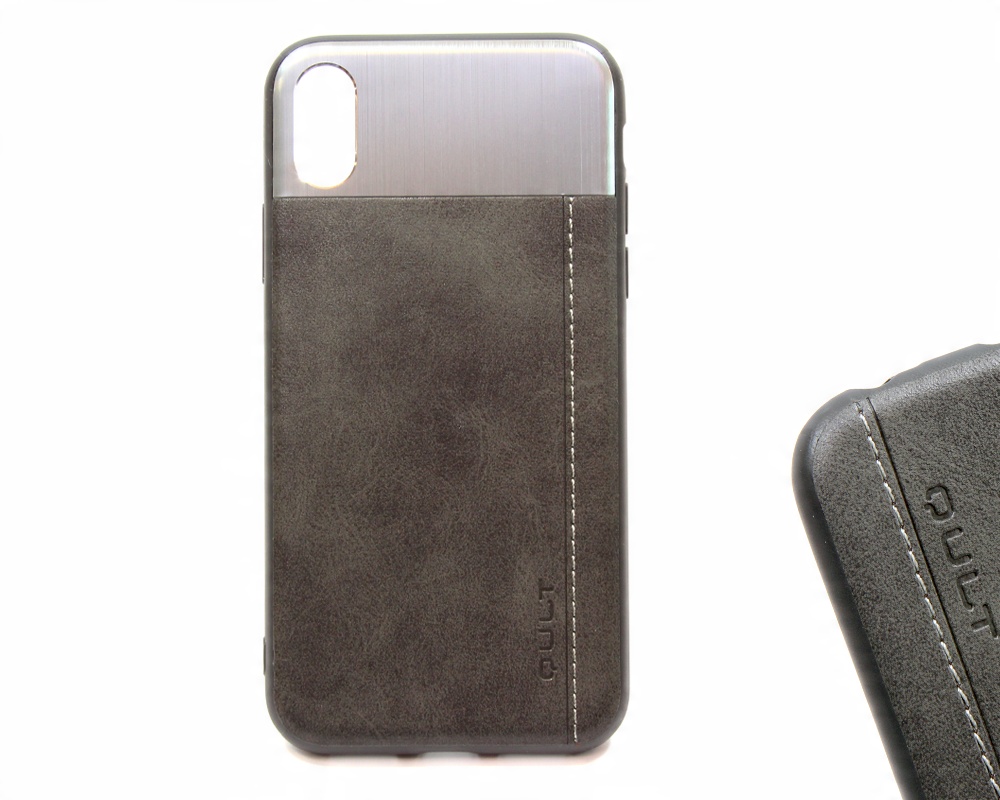 

Etui skóra Qult Slate Apple iPhone X black