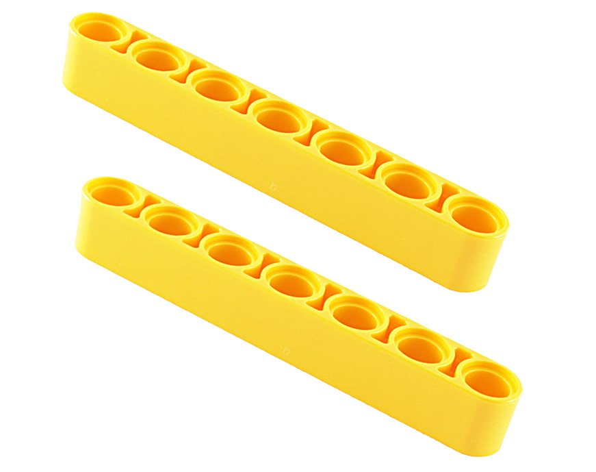 

Lego liftarm 1x7 4495934 32524 żółty belka - 2 szt