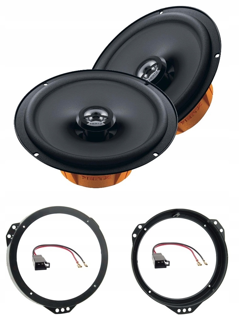 Reproduktory vzdialenosti 16,5 cm Opel Astra Zafira Omega Vectra Hertz DCX 165.3