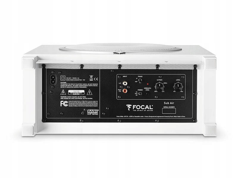 Focal Sub Air | Subwoofer bezprzewodowy Rodzaj aktywny
