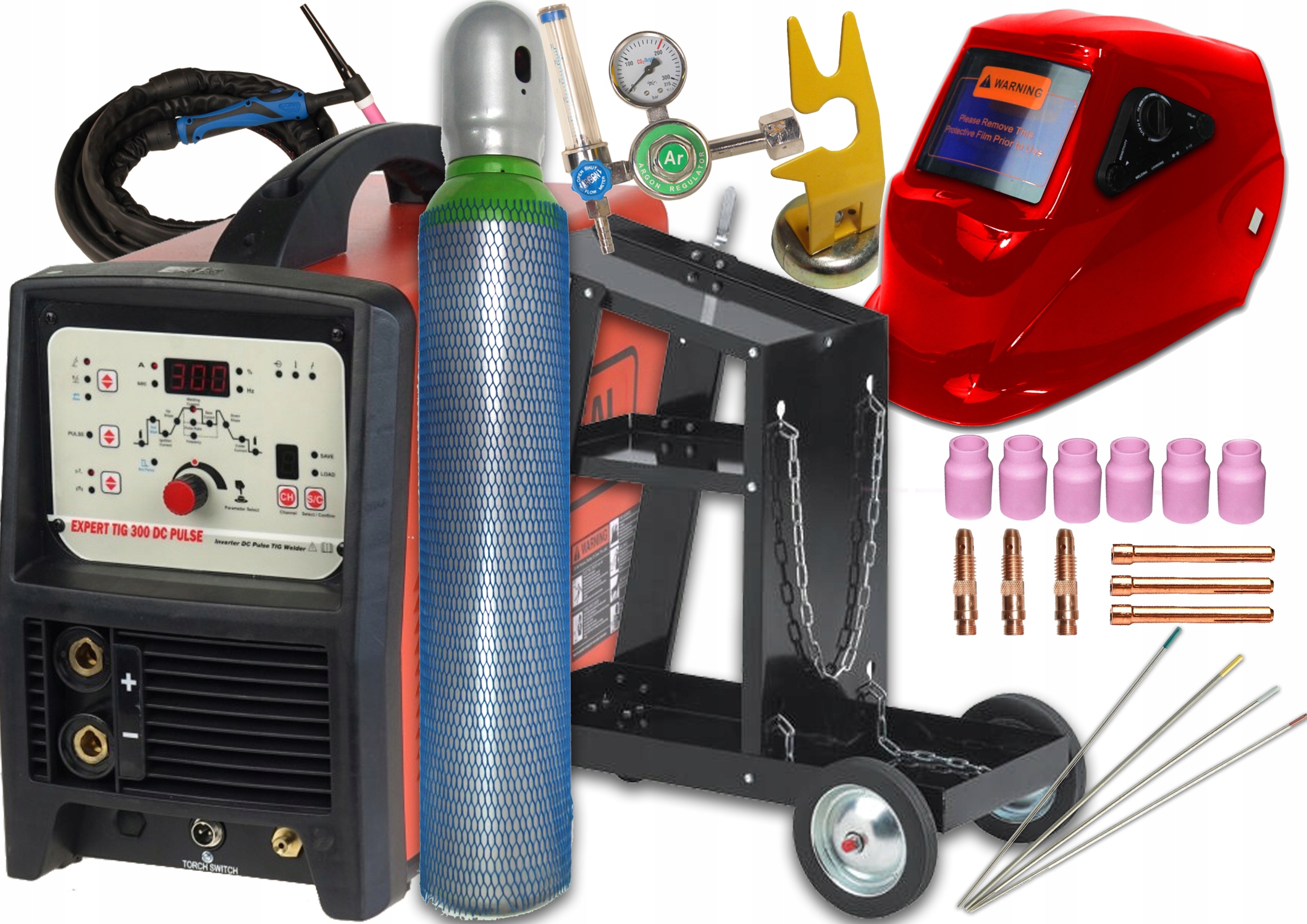 ZESTAW SPAWALNICZY TIG IDEAL EXPERT TIG 300 PULSE