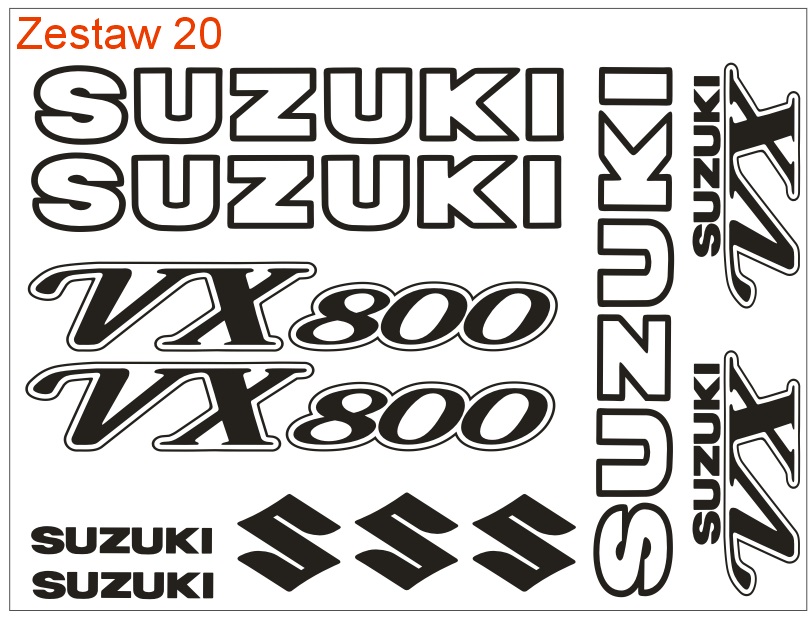 Naklejki Suzuki intruder marauder vx 800 savage 7112374100