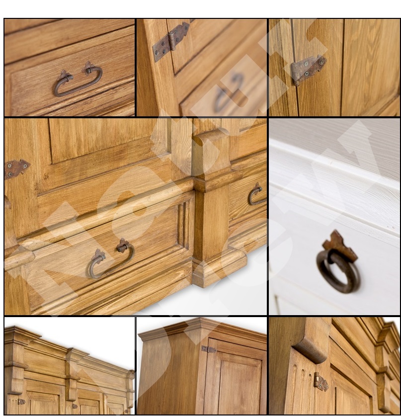 Kredens Kuchenny Retro,Postarzany,Wiejski- NOWOŚĆ Kolor mebla biały