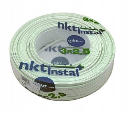

Przewód kabel YDYp 3x2,5 Nkt 450/750V 100m 225588