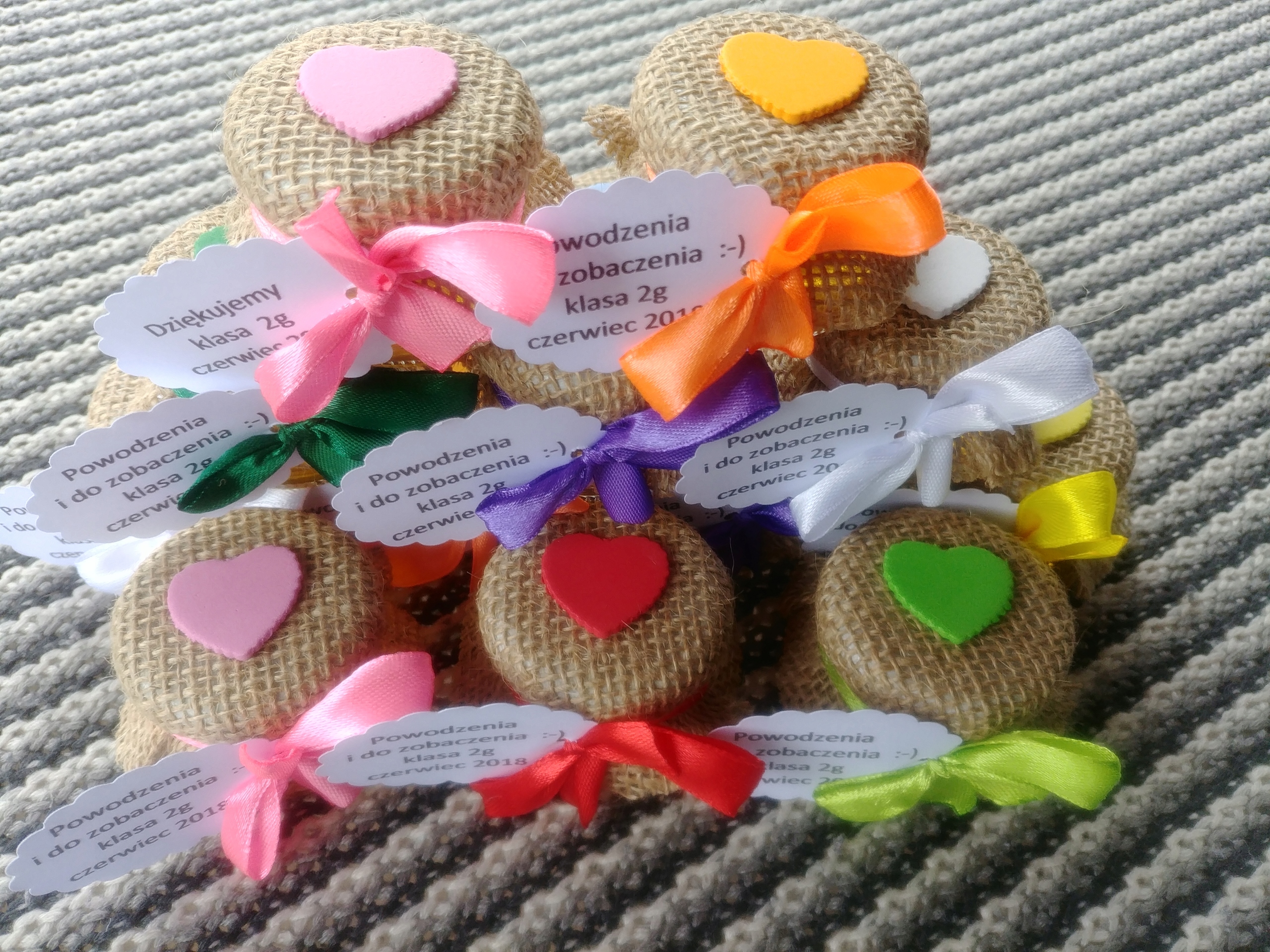 Mini słoiczki z miodem Miód Dodatek do prezentu Marka bez marki