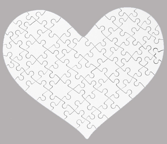 

Foto Puzzle Serce z Twoim zdjęciem 63 elementy