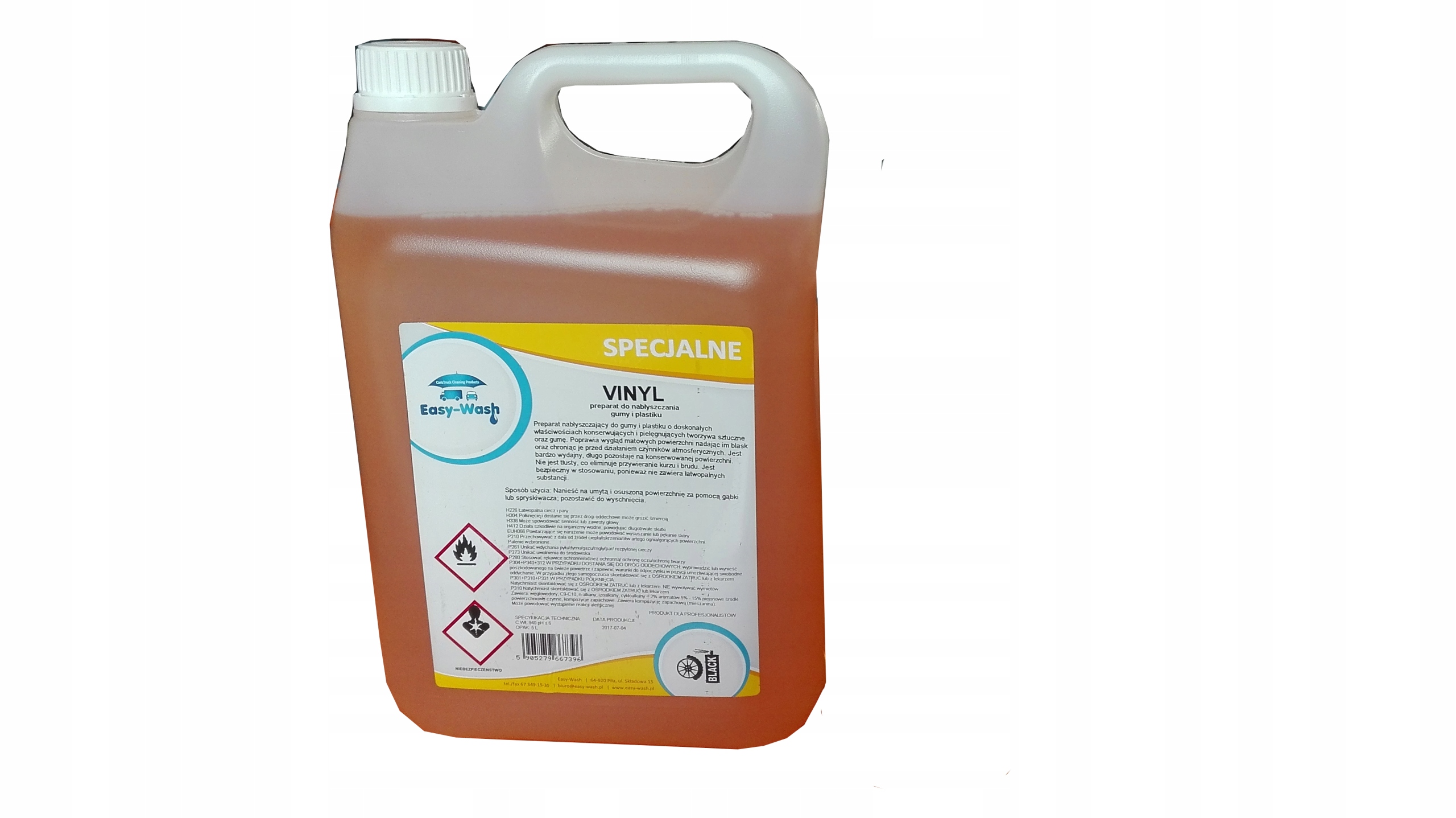 

Vinyl Easy-wash 5L Dressing Do Gumy I Plastików