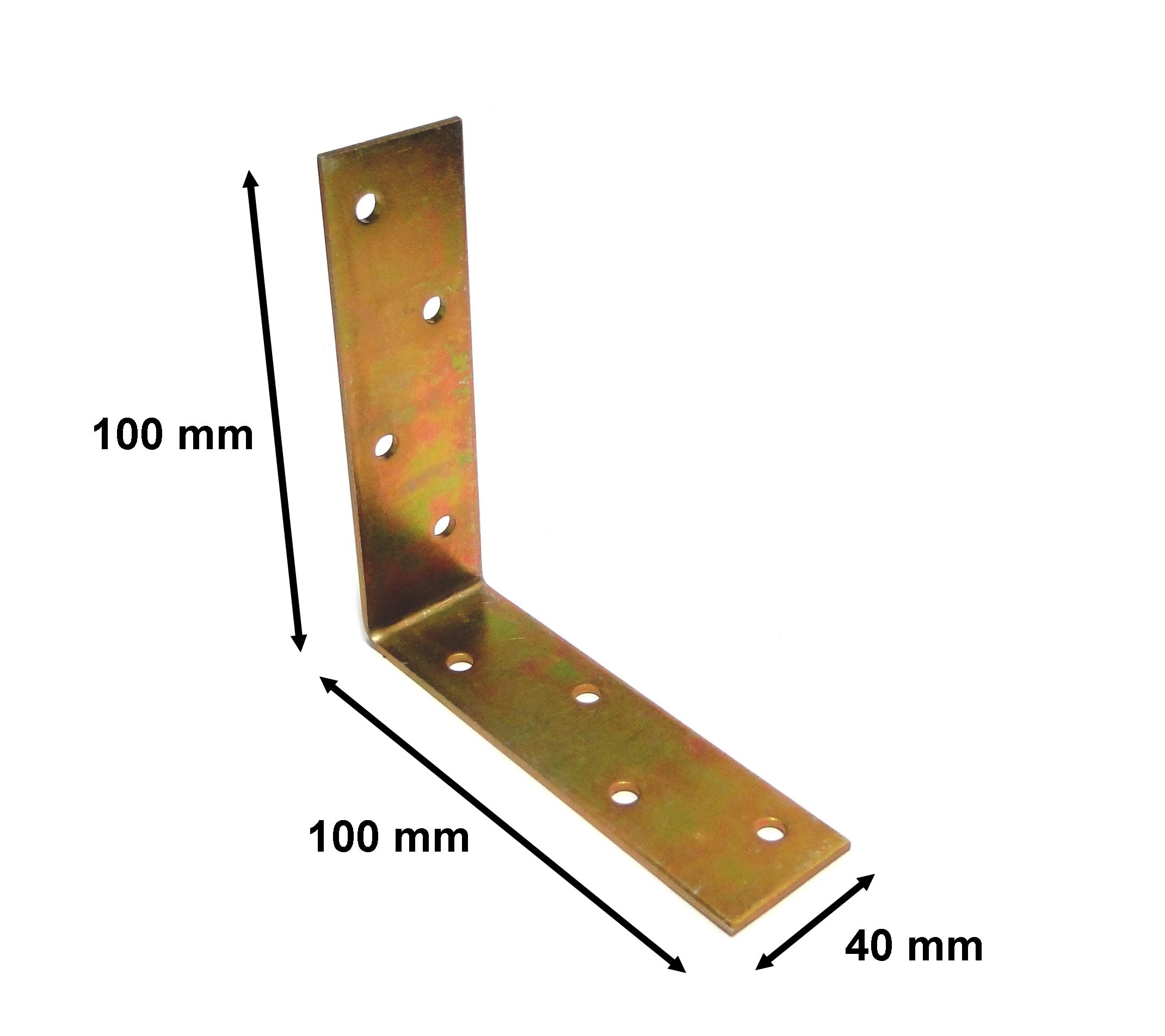 KĄTOWNIK ŁĄCZNIK GRUBA BLACHA 3.5 mm 100x100x40