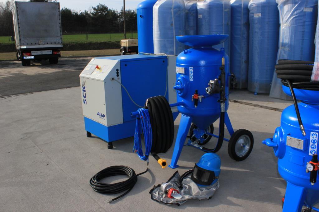 PIASKARKA 215L+ SPRĘŻARKA ALUP 22KW+ZBIORNIK 1000L Marka CB