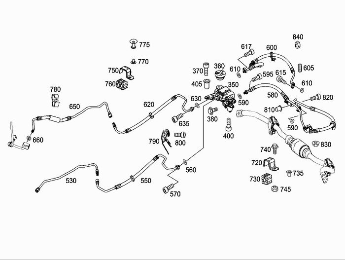 PRZEWODY ZAWIESZENIA TYLNE MERCEDES ML W166 Part number A1663201553