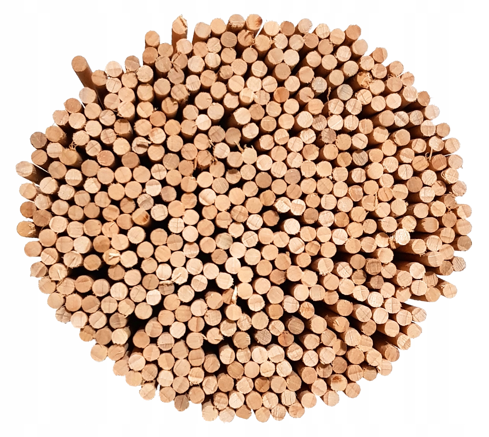 Patyki Patyczki DŁUGIE 53cm Okrągłe Bukowe do Waty Cukrowej 100szt Solidne Stan opakowania oryginalne