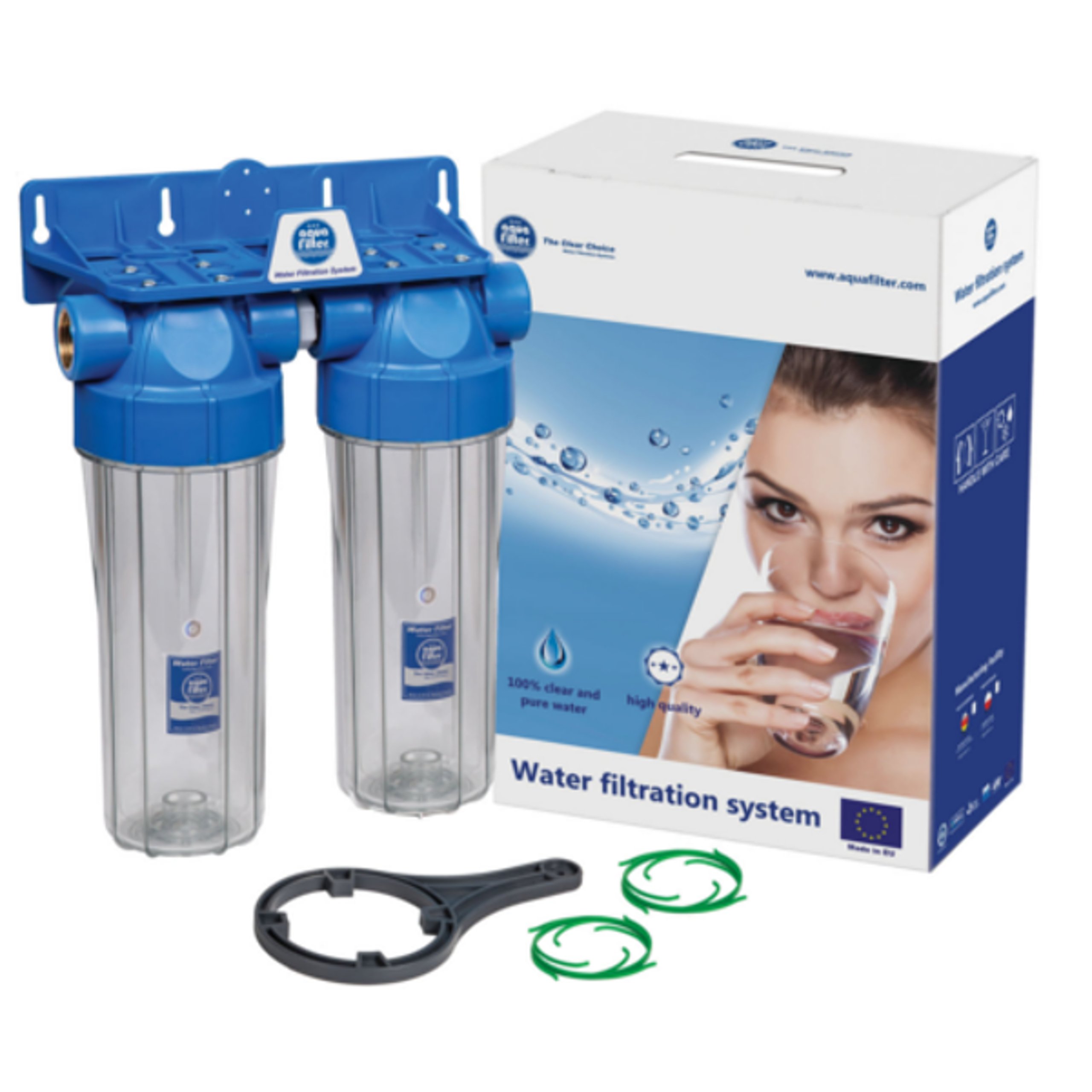 

FHPRCL34-B-TWIN dwustopniowy filtr wody Aquafilter