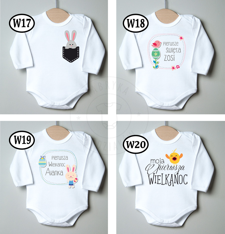 BODY na WIELKANOC Święta PREZENT 74 wielkanocne Płeć chłopcy