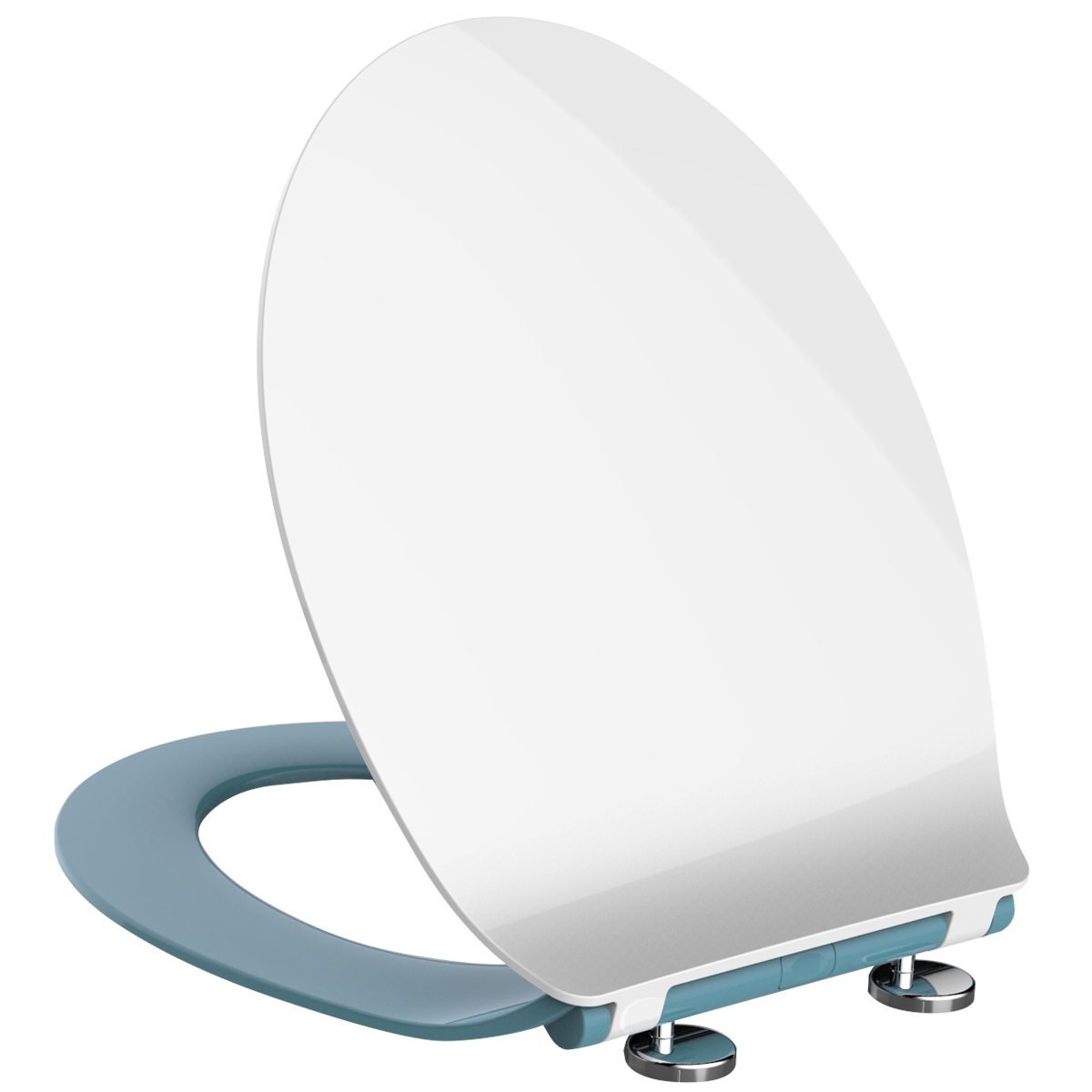 СИДЕНЬЕ ДЛЯ УНИТАЗА WOLNOOPADAJĄCA SLIM СИНЯЯ