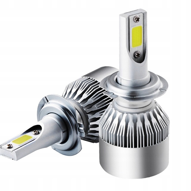 Lampe LED H7 - 16000 Lumen - 6500k Ultra lumineuse - Convient au bus CAN -  Wit - 90