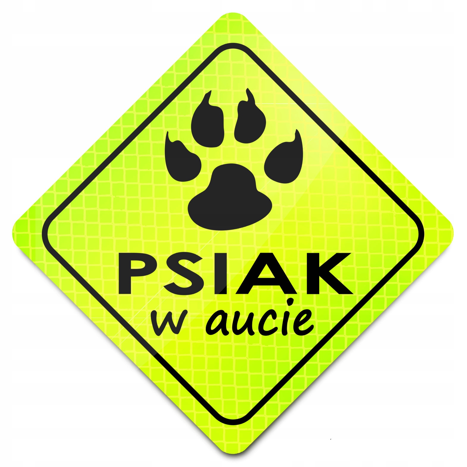 

Psiak W Aucie Odblask Fluorescencyjny * Magnes *