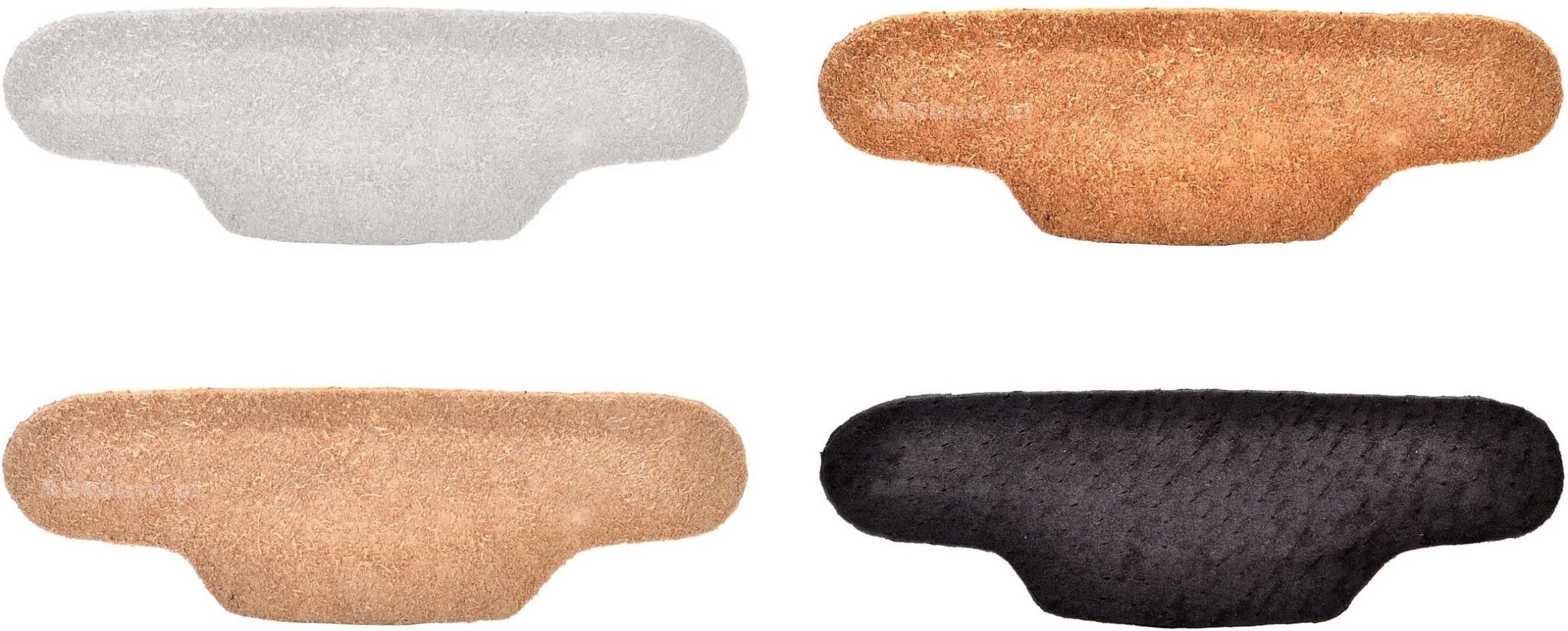 G10-82 BIAŁE SKÓRZANE WĄSKIE ZAPIĘTKI NA OBTARTE PIĘTY ODCISKI PODUSZKI x 2 Płeć uniseks