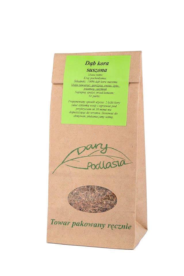 

Dąb kora dębu Zioła 50g Dary Podlasia
