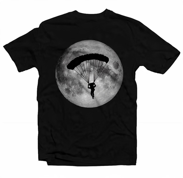 

Koszulka T-shirt Księżyc Spadochron R. M