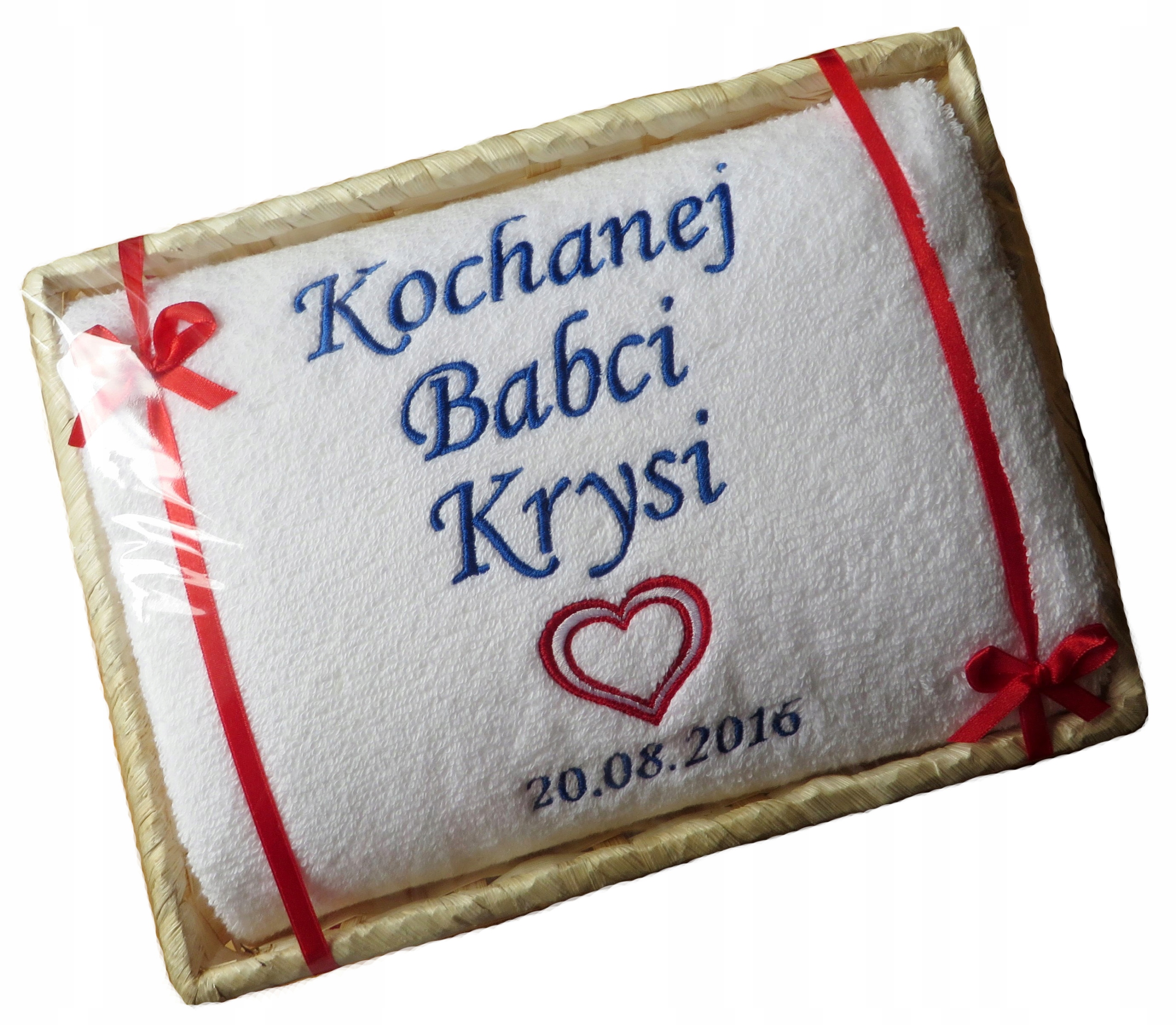 Dárek ke Dni Babiček pro Dědečka ručník v koši