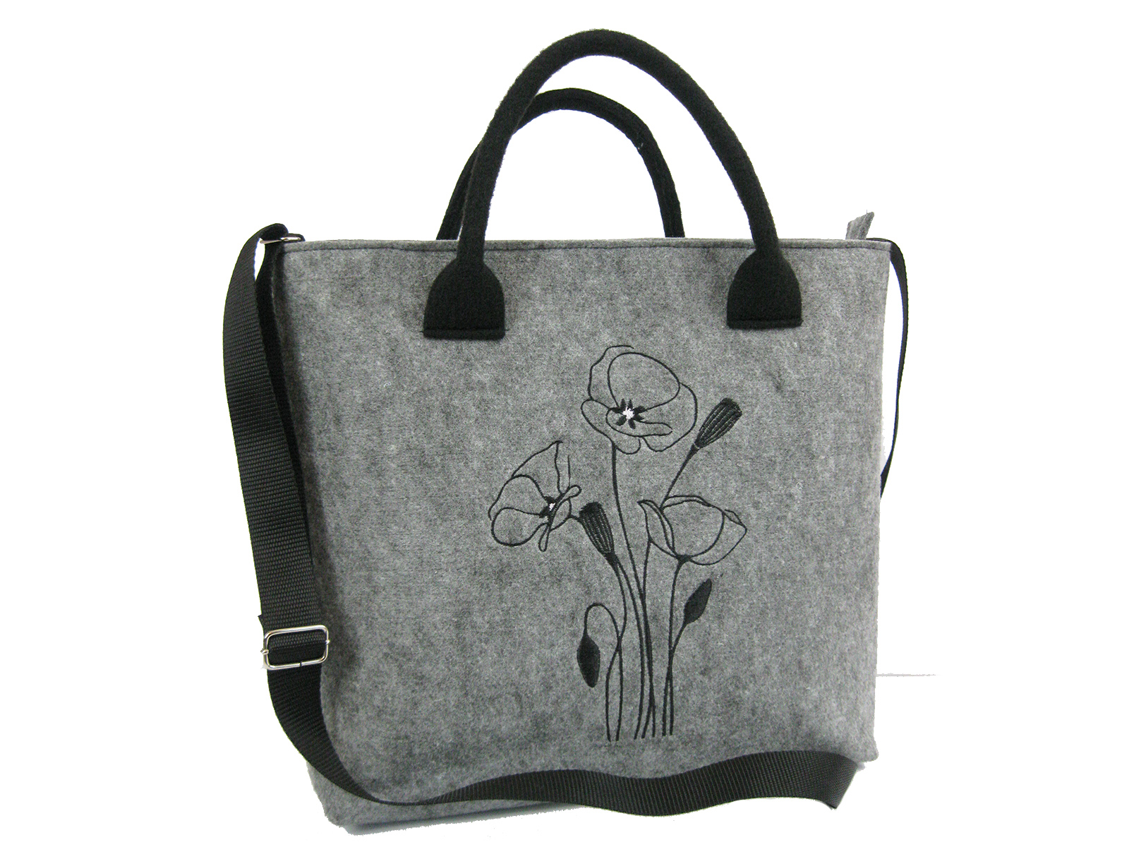 

Torebka Shopper Filc Vintage Folk Filcowa Nowość !