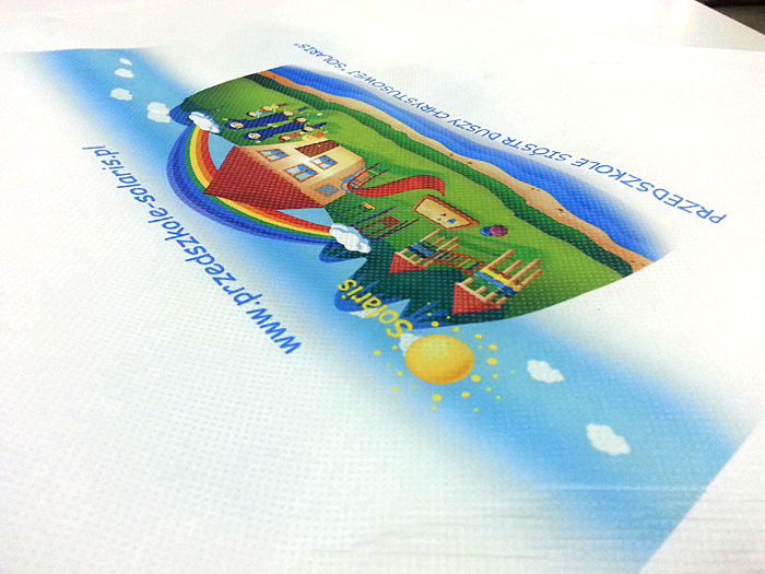 TORBA Z NADRUKIEM KOLOROWYM A4, 38X40CM BIAŁA HIT! Rodzaj torba