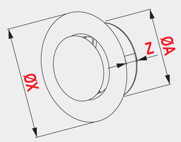 ANEMOSTAT NAWIEWNO-WYWIEWNY Fi125 Biały AVM125 EAN (GTIN) 5905033313262