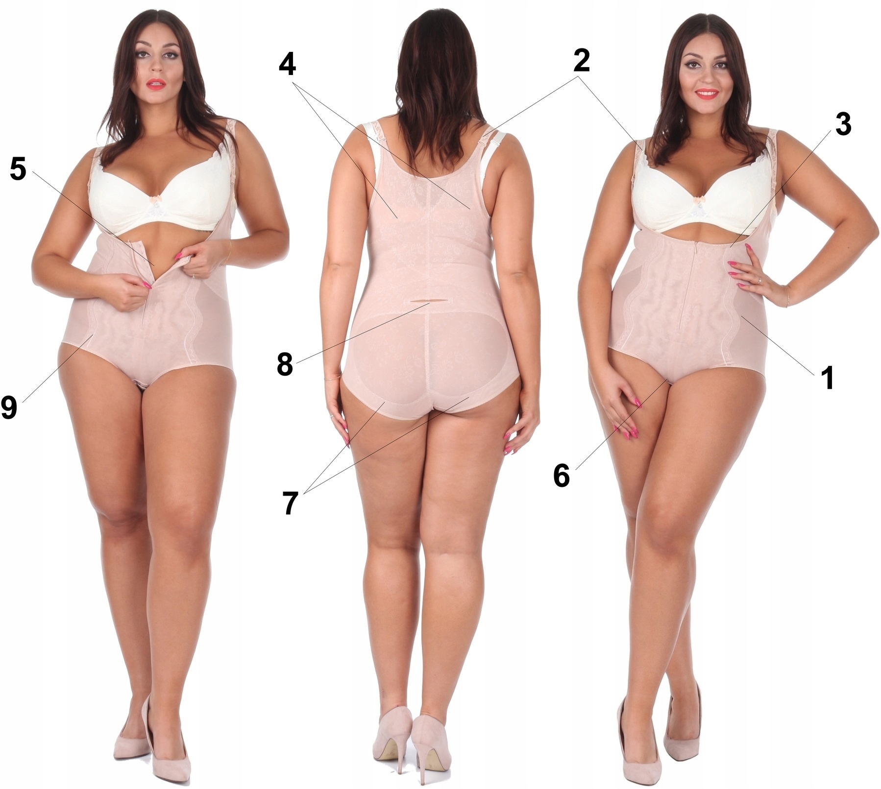 BODY mocno WYSZCZUPLAJĄCE gorset SIZE PLUS majtki Waga produktu z opakowaniem jednostkowym 0.3 kg