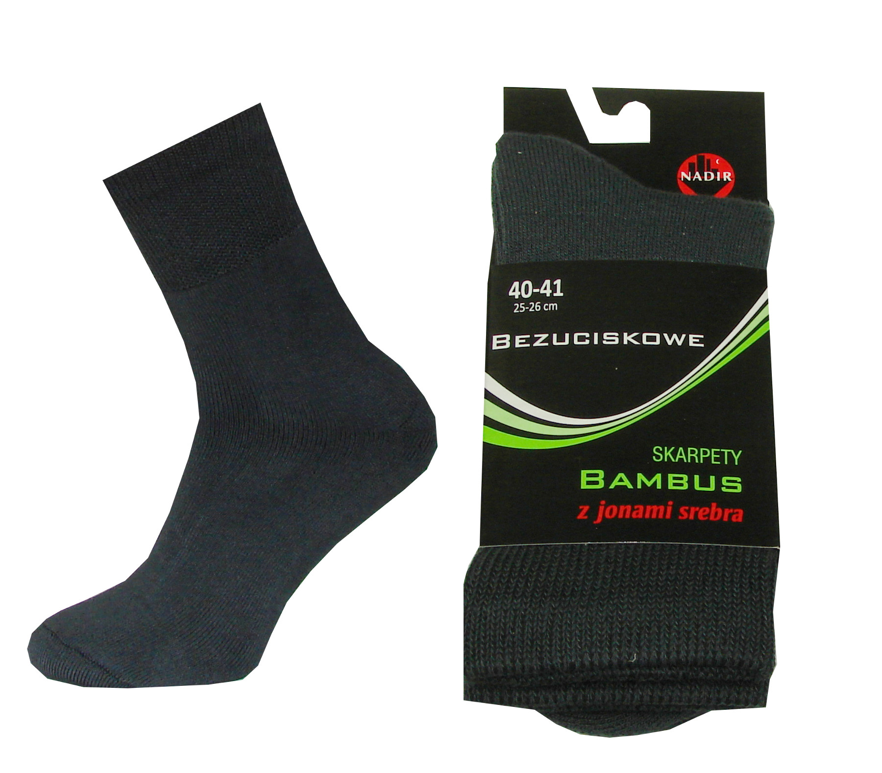 

Bezuciskowe Skarpety Bambusowe Grube 44-45 SK05-3