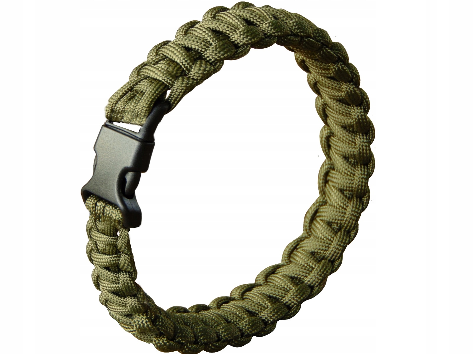 Bransoletka survivalowa Paracord Mfh, 19 mm, zielona, wytrzymała rozmiar L