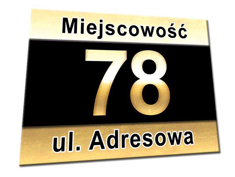 

Tabliczka Dibond Tablica Adresowa Numer Domu dom