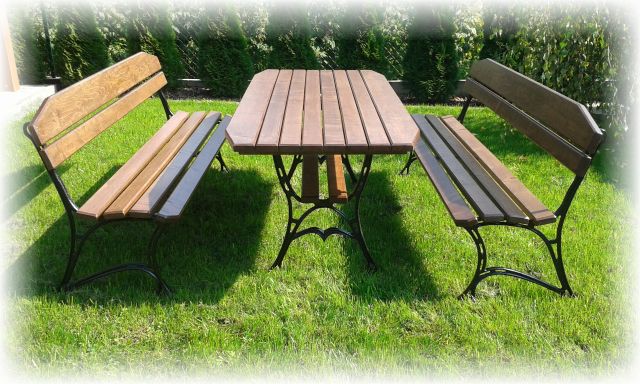 Komplet mebli ogrodowych stół i ławki PRODUCENT Z5 Kod producenta Z5