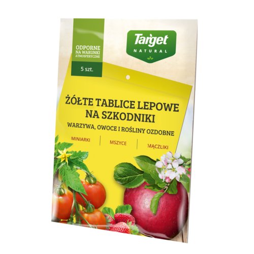 

Żółte tablice lepowe na szkodniki 5 szt Target