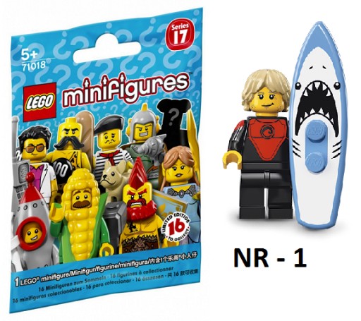 Фото - Конструктор Lego 71018 Minifigures Profesionalny Surfer Nr 1 