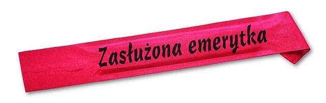 

Wyjątkowa Szarfa dla Kobiety na Emeryturę
