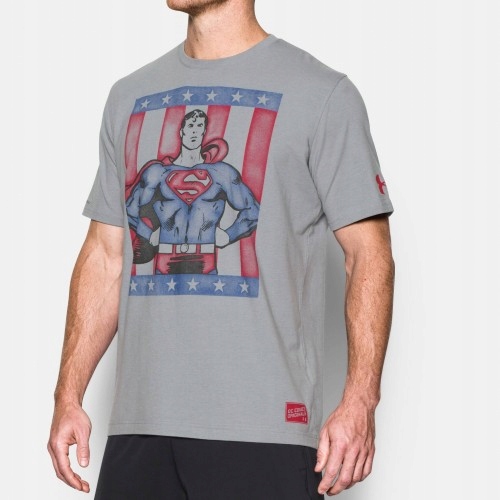 Under Armour Superman Retro Rozm M -20% Rękaw krótki rękaw