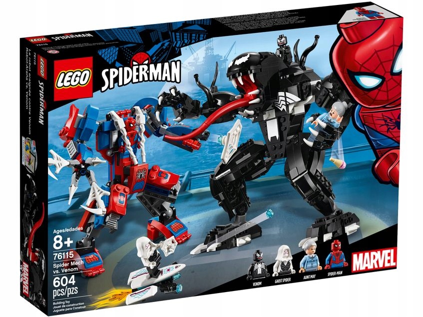 Lego 76115 @@@ Spider Mech vs Venom @@@ Spiderman