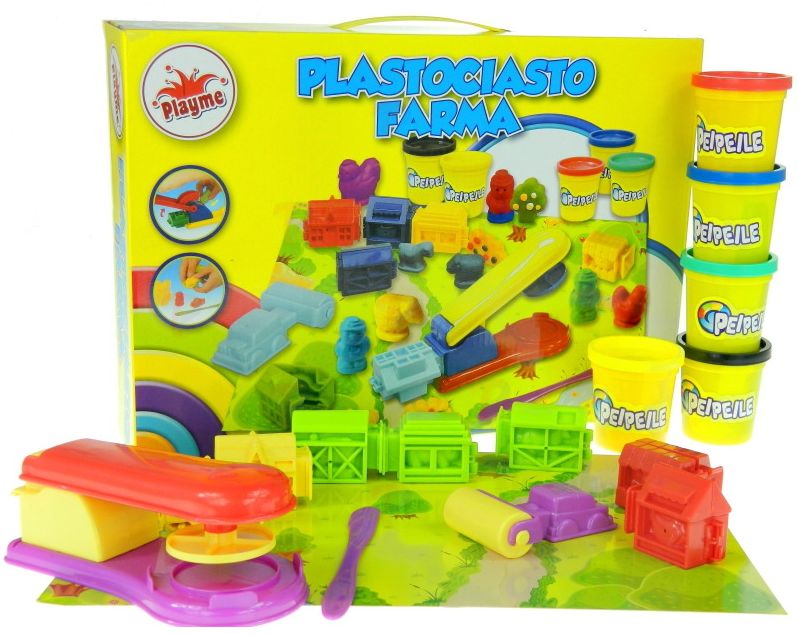 

Playme Plastociasto Zestaw Farma Akcesoria Zestaw
