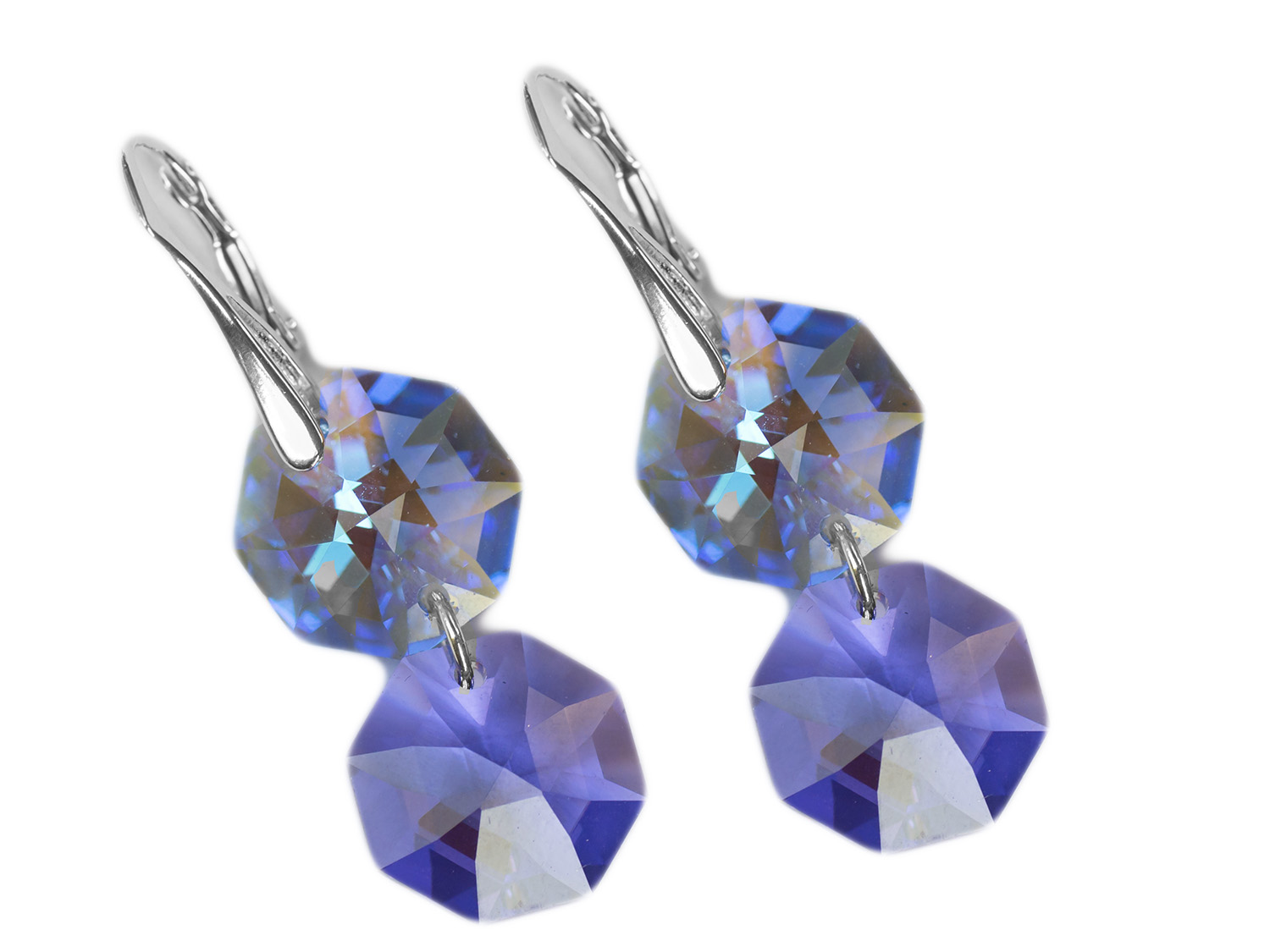 

Swarovski Octagon Długie Kolczyki Kolory
