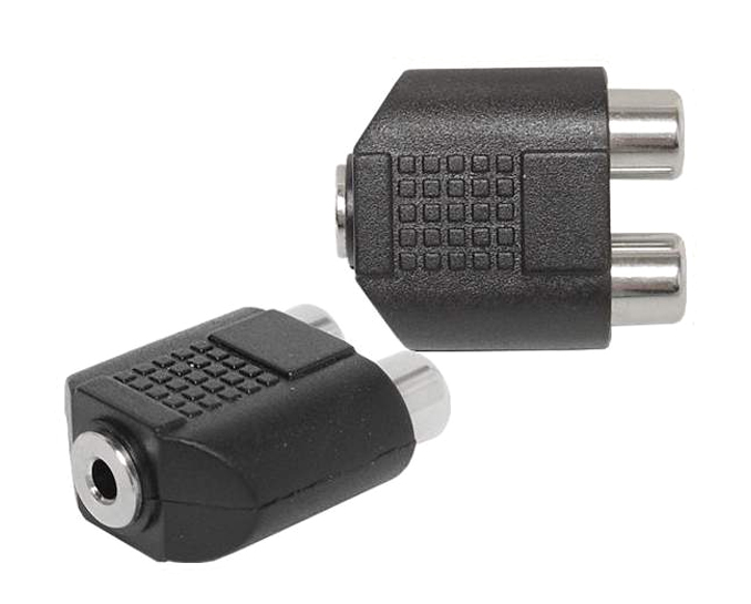 

Adapter przejściówka Jack 3.5 2x Rca Chinch F/f