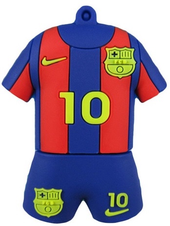 Pendrive Fc Barcelona 32 Gb Usb Messi Barca Labda