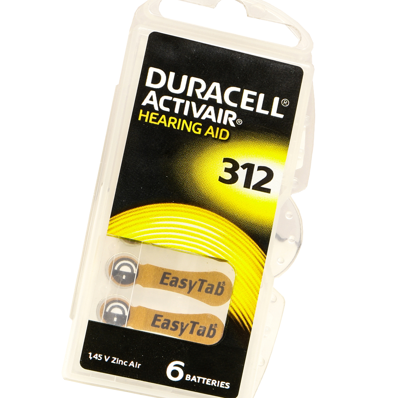 

6x Baterie Duracell do aparatów słuchowych 312