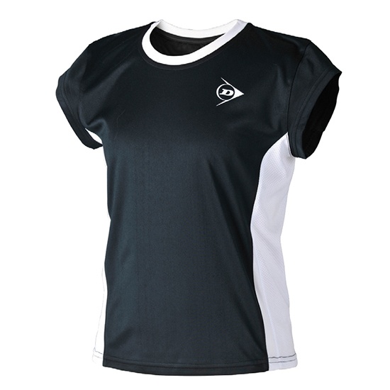 Koszulka Dunlop Club Tee Girl Black 128