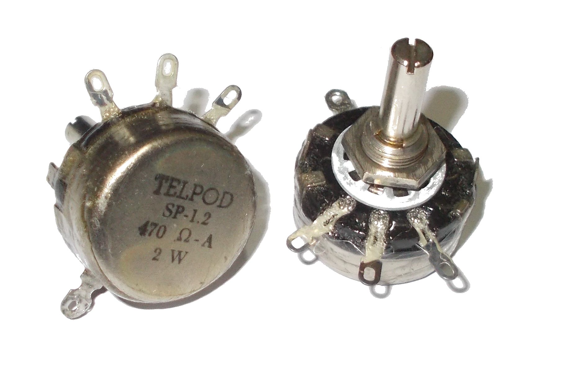 

Potencjometr Telpod SP-1.2 _ 470R A 2W oś 25mm