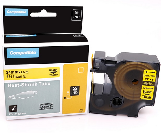 

Taśma termokurczliwa do Dymo 1805444 24mm żółta