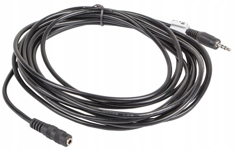 

Kabel audio Aux Minijack 3.5mm czarny Lanberg 5m