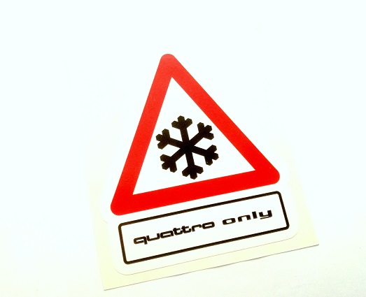 

Quattro Only naklejka sticker audi, subaru, evo