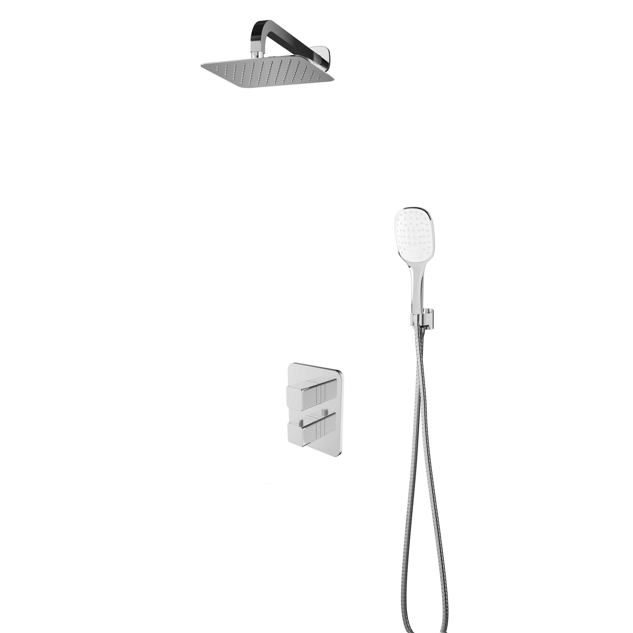 Omnires Parma Termostatyczny System Prysznicowy Podtynkowy Chrom SYSPM11CR