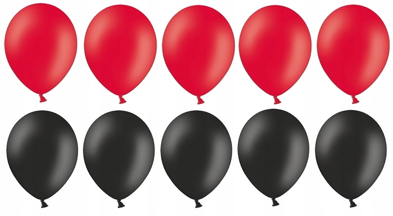 

Balony Na Wieczór Panieński Czerwone Czarne 10 Szt
