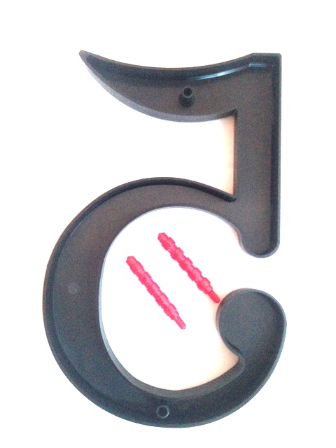 CYFRY NA DOM BUDYNEK ADRES NUMERY LITERY CYFRA 4 Marka Kimi